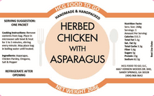 Load image into Gallery viewer, Herbed Chicken with Asparagus