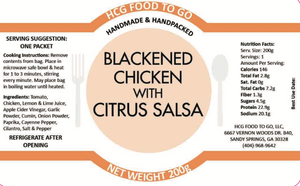 Blackened Chicken with Citrus Salsa