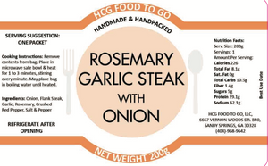 Rosemary Garlic Steak with Onion